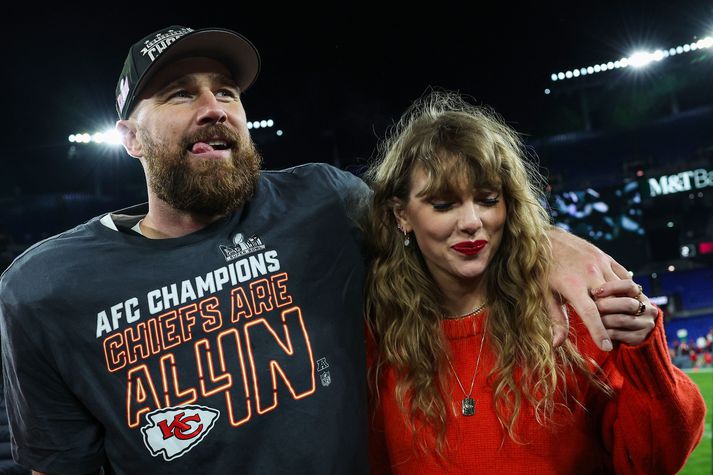 Travis Kelce og Taylor Swift hafa verið mikið í fréttum undanfarnar vikur og mánuði.