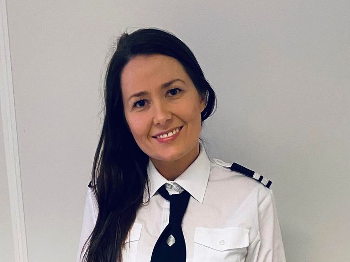 Díana Margrét Halldórsdóttir, fyrrverandi nemandi við Flugakademíu Íslands.