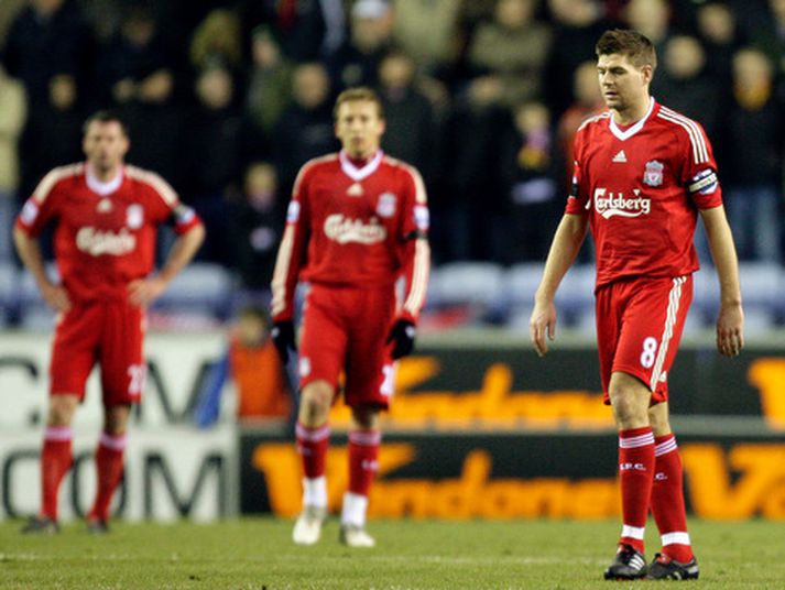 Steven Gerrard, fyrirliði Liverpool.