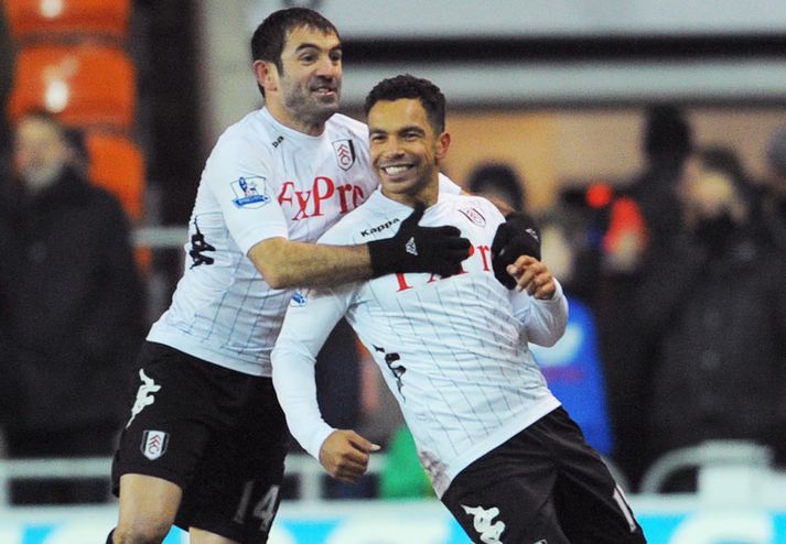 Kieran Richardson bjargaði Fulham.