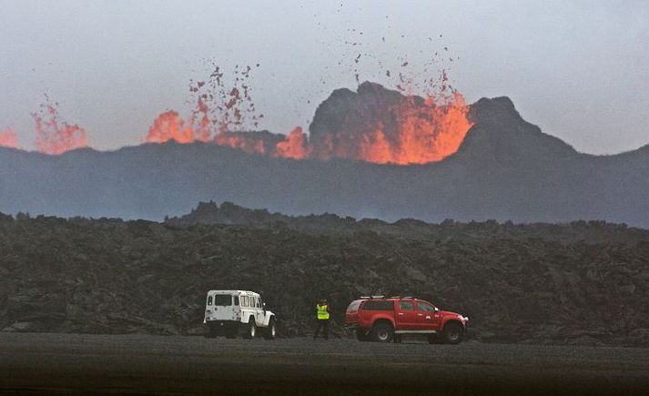 Ferðaþjónustuaðilar eru farnir að skipuleggja ferðir á svæðið.