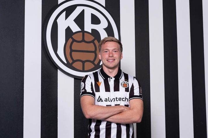 Jason Daði Svanþórsson þekkir vel að spila í svarthvítu eftir tíma sinn hjá Grimsby Town.