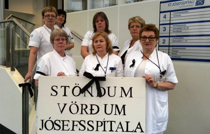 Starfsfólk gamla St. Jósefsspítala er harmi slegið vegna sameiningarinnar