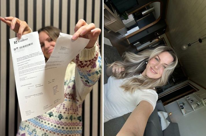 Íris er einn af fáum áhrifavöldum í Noregi sem hafa talað opinskátt um þetta málefni – fjármál og skuldir.