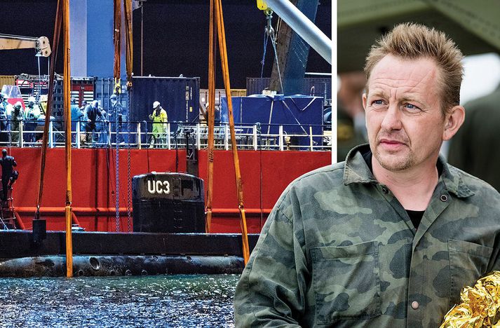 Peter Madsen og kafbáturinn UC3 Nau­tilus.