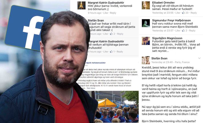 Björn Steinbekk fær nú heldur betur að kenna á reiðinni eins og hún birtist á netinu en þar er honum bókstaflega úthúðað.