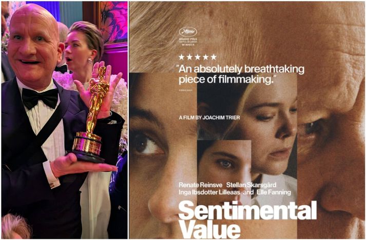 Íslendingar flækjast víða og í nótt bættist okkur eitt stykki Óskarsverðlaunahafi í safnið: Friðrik Hilmarsson hlaut verðlaun fyrir að vera yfirframleiðandi Sentimental Value sem sigraði í flokki erlendra kvikmynda.