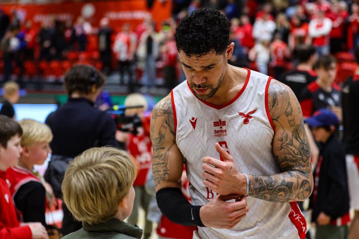 Kristófer Acox verður í eldlínunni í kvöld, í Grindavík.