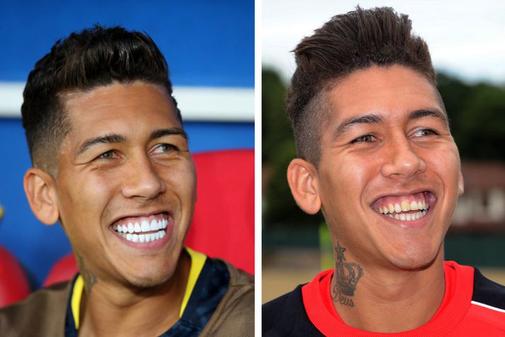 Roberto Firmino fyrir og eftir.