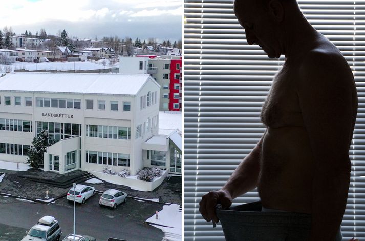 Myndin sem maðurinn tók var speglasjálfa en ekki ofan í buxnastrenginn eins og þessi mynd úr safni gæti gefið til kynna.