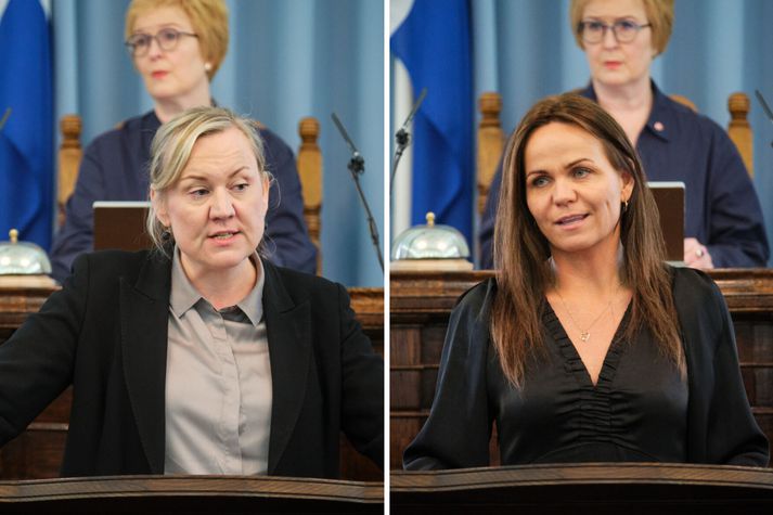 Þorbjörg Sigríður svaraði Ingibjörgu fullum hálsi.