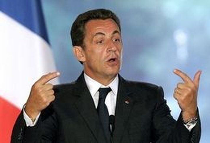 Nicolas Sarkozy, frakklandsforseti.