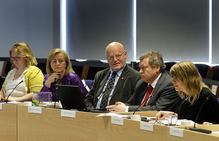 Formaður stjórnskipunar- og eftirlitsnefndar vill að þjóðin fái að greiða atkvæði um drög stjórnlagaráðs að nýrri stjórnarskrá. Nefndin fundar í dag.