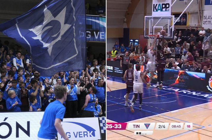 Leikur tvö í einvígi Stjörnunnar og Tindastóls er nú í gangi