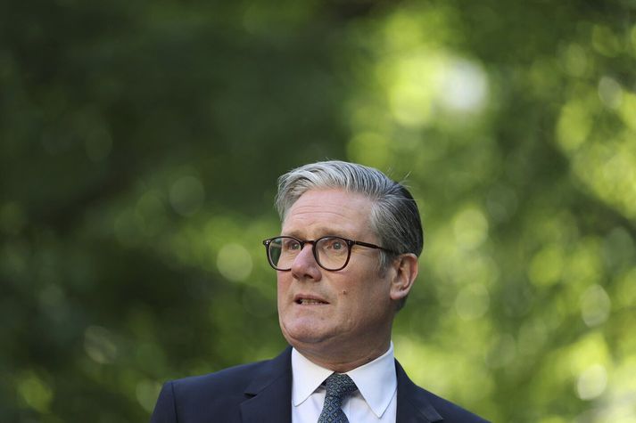 Keir Starmer, forsætisráðherra Bretlands, segir ástandið á Gasa óásættanlegt.