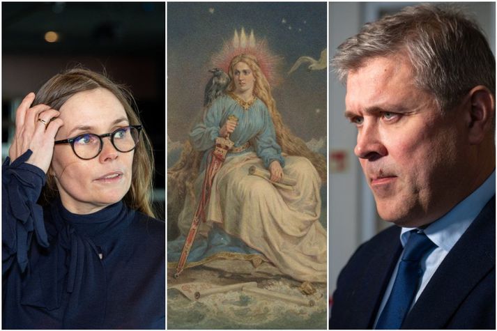 Bjarni fullvissaði Ingu um að Katrínar yrði getið í formálanum.