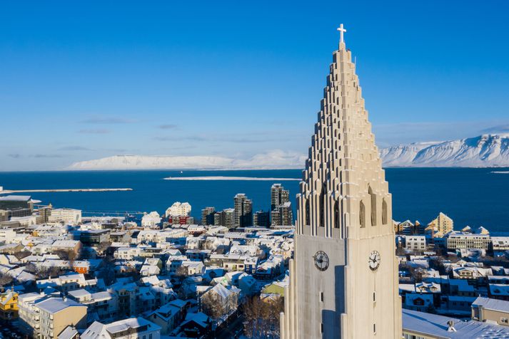 Það verður heiðskírt á höfuðborgarsvæðinu í dag og á morgun.