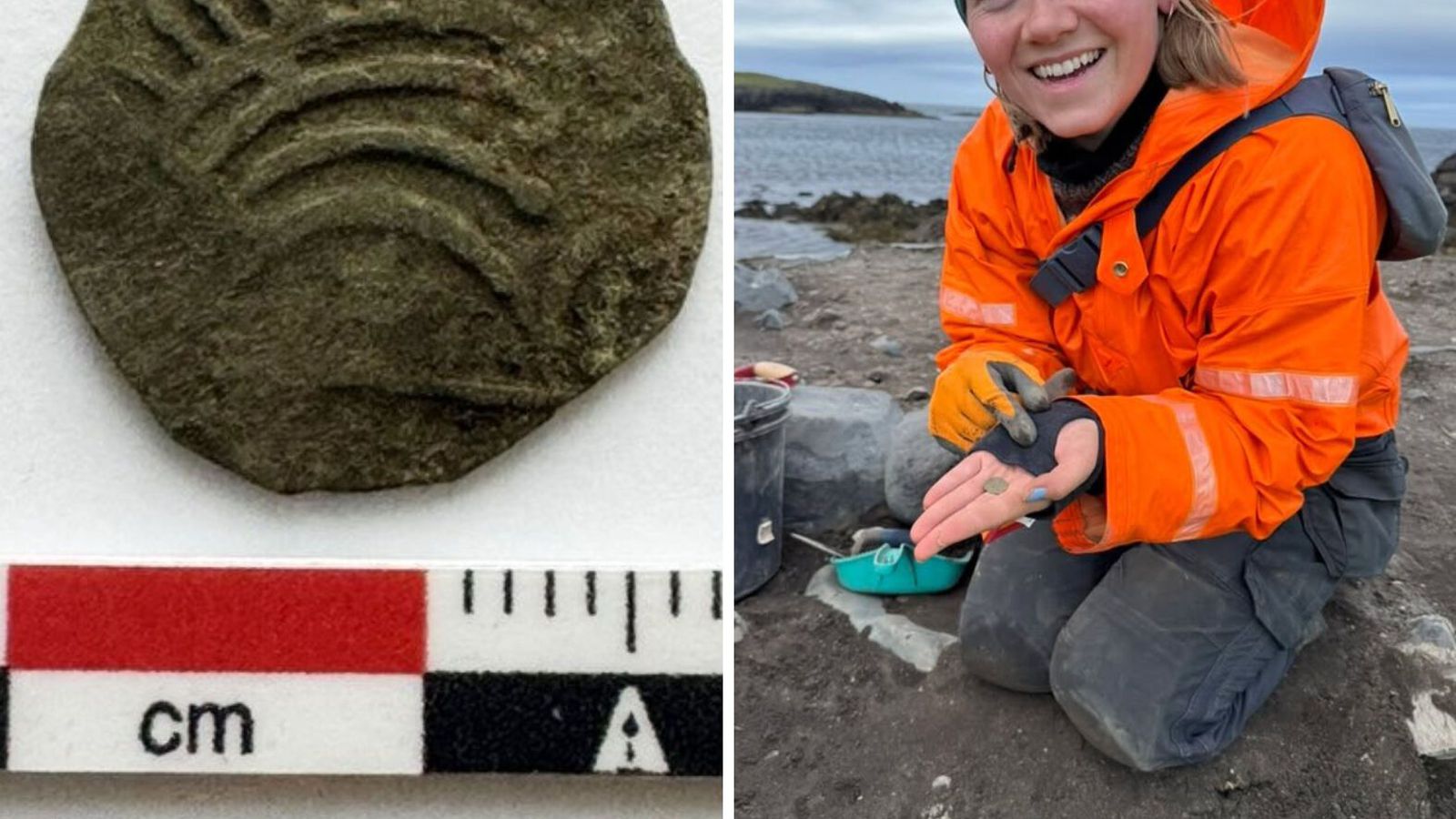 Þúsund ára gömul mynt fannst í gamalli ver­búð