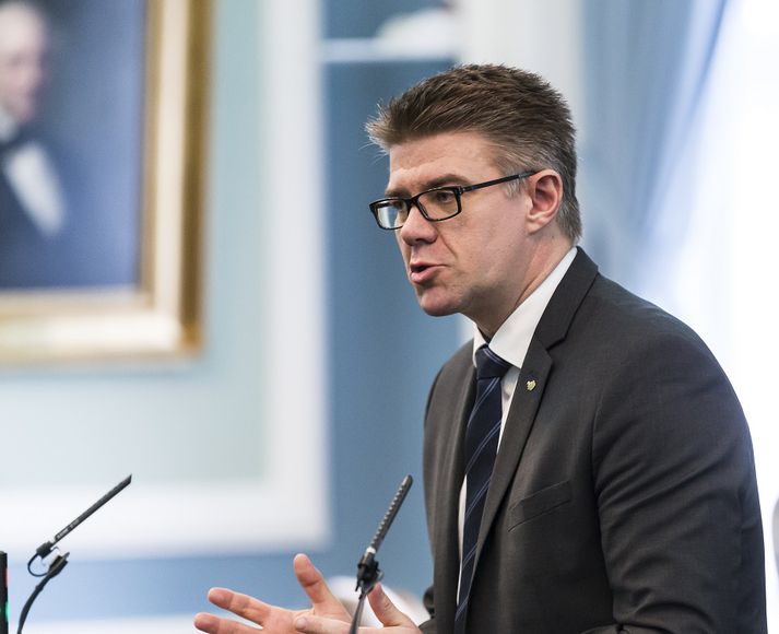 Gunnar Bragi Sveinsson utanríkisráðherra.