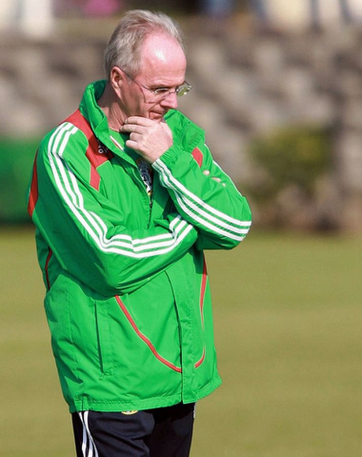 Sven-Göran Eriksson, landsliðsþjálfari Mexíkó.