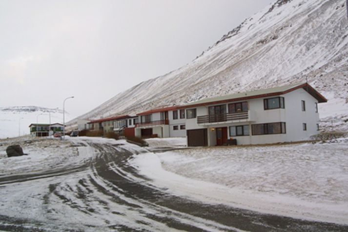 Snjóflóð féll á hús við Dísarland árið 1997.