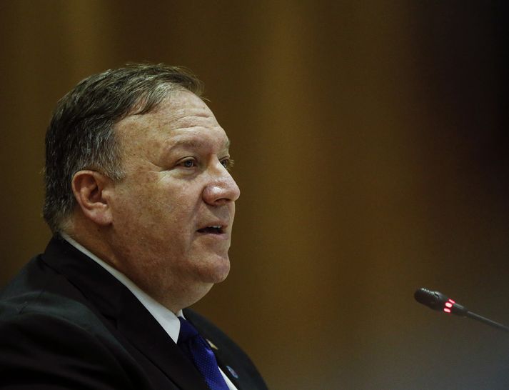 Mike Pompeo, utanríkisráðherra Bandaríkjanna.