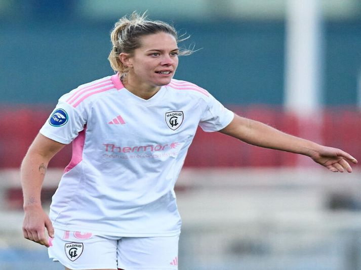 Hildur Antonsdóttir setti mark sitt á leik dagsins.