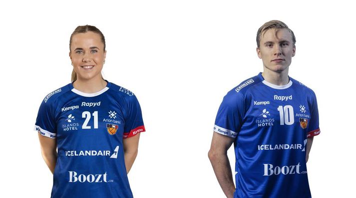 Sandra Erlingsdóttir og Gísli Þorgeir Kristjánsson eru algjörir lykilmenn í íslensku landsliðunum.