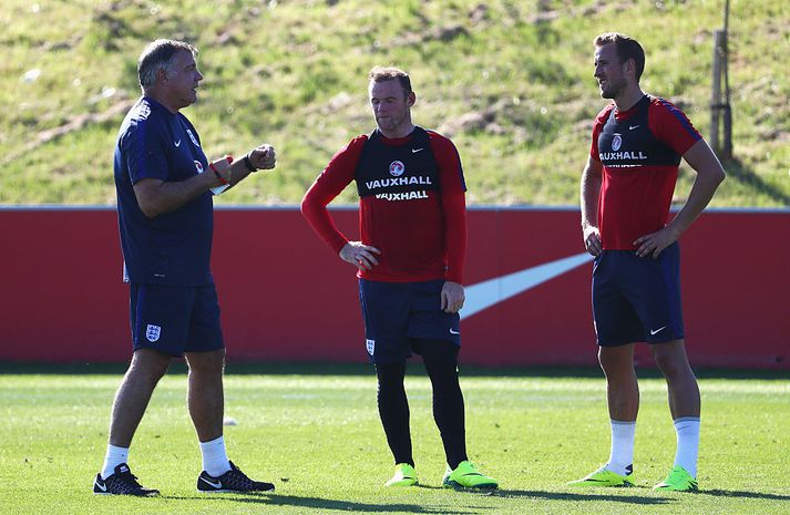 Allardyce vann með Harry Kane á þeim stutta tíma sem hann var landsliðsþjálfari Englands