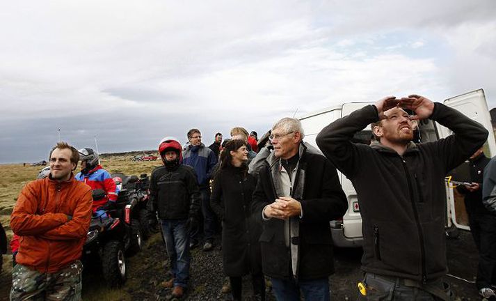 Flaugin náði 2.700 metra hæð á undir hálfri mínútu en samkvæmt útreikningum átti hún að ná þriggja kílómetra hæð á sama tíma.fréttablaðið/anton