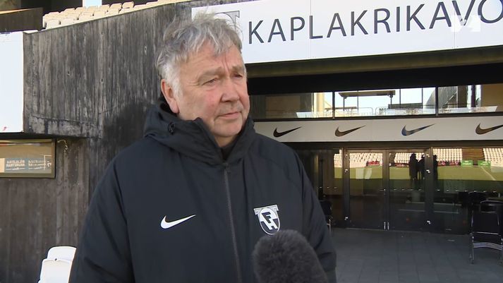 Logi Ólafsson í viðtalinu í dag.