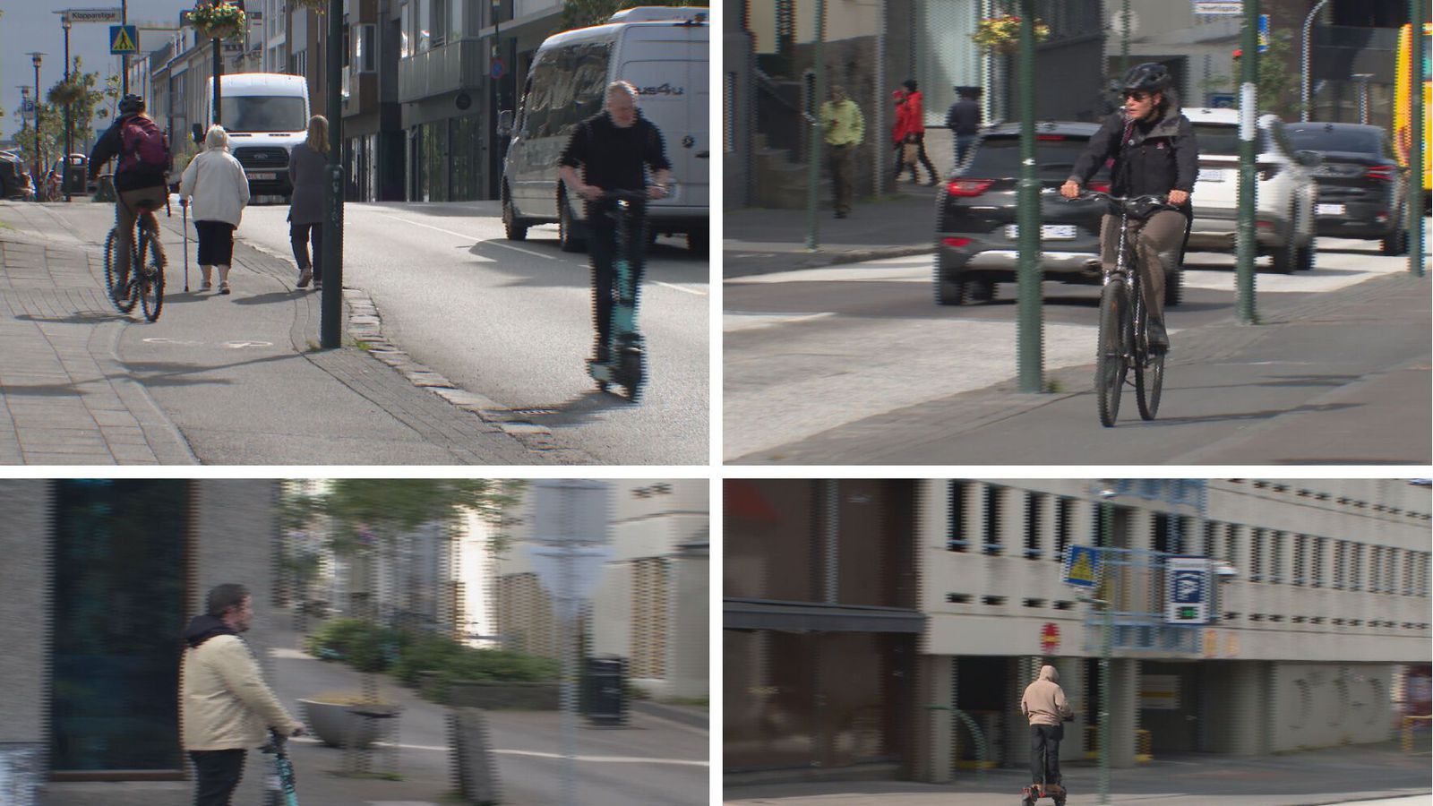 Í­trekað hjólað á móti um­ferð