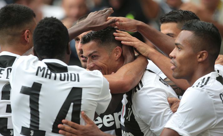 Ronaldo er búinn að opna markareikninginn á Ítalíu