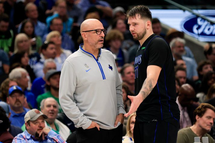 Jason Kidd og Luka Dončić.