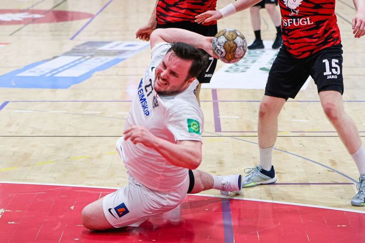 Sveinn José Rivera spilaði vel fyrir Eyjamenn í Garðabænum.