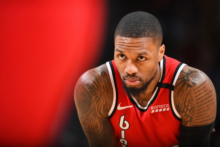 Damian Lillard hefur átt rosalegt tímabil í NBA-deildinni.