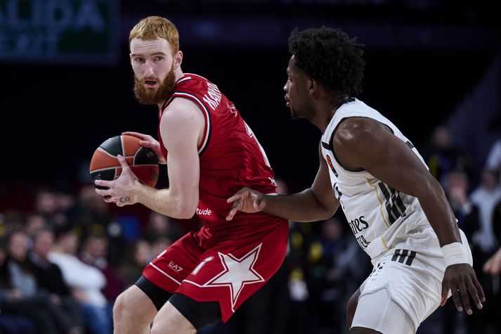 Nico Mannion var atkvæðamestur hjá Ítölum í kvöld.