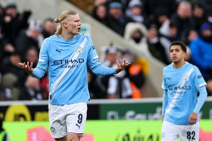 Það hefur verið mikið álag á Erling Haaland hjá Manchester City og hann er farinn að þreytast sem knattspyrnustjóri hans tekur undir.