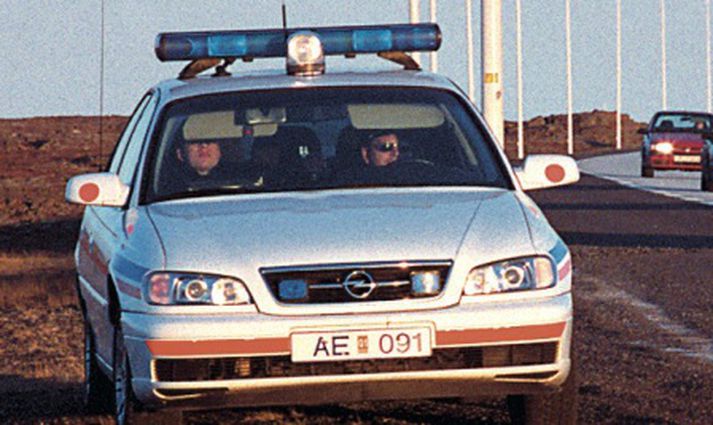 Lögreglubifreið. Mynd úr safni.