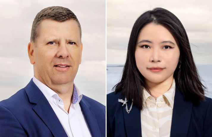 Ingólfur Haraldsson og Lijing Zhou.