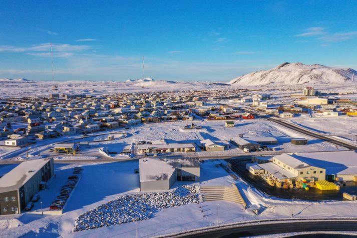 Frá Grindavík en þar hefur verið boðað til íbúafundar í dag vegna landrissins við Þorbjörn.