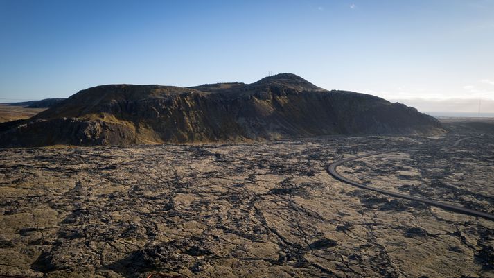 „Kvikukoddi“ eða sylla virðist vera að myndast undir Þorbirni.