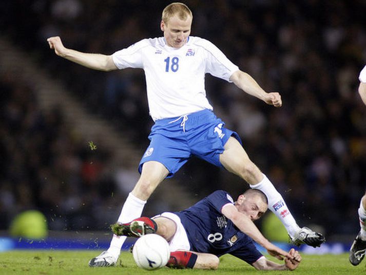 Ármann Smári Björnsson í landsleik.
