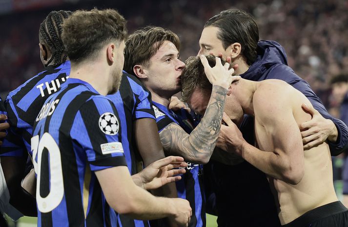 Leikmenn Inter fagna.