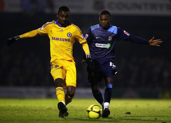 Salomon Kalou skoraði fyrir Chelsea í kvöld
