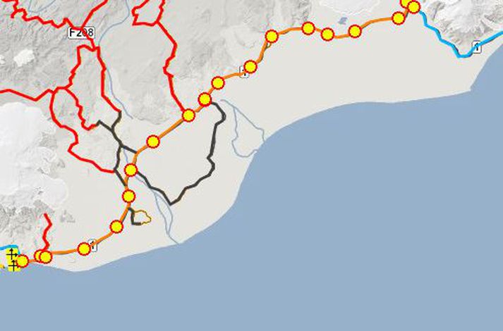 Vegagerðin hefur lokað veginum frá Vík í Skaftafell