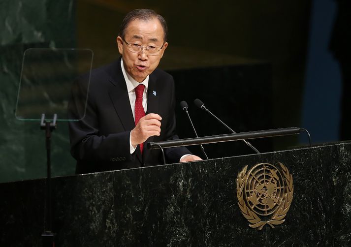 Ban Ki-Moon, framkvæmdastjóri Sameinuðu þjóðanna.