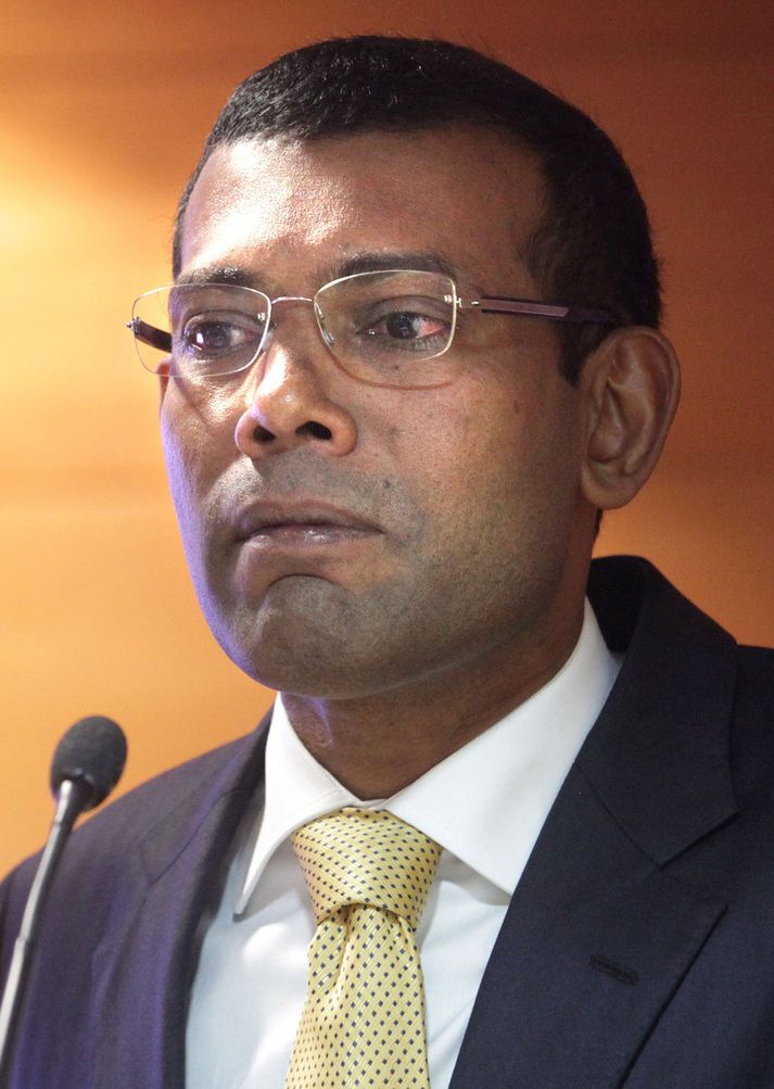 Mohammed Nasheed, fyrrverandi forseti Maldíveyja.