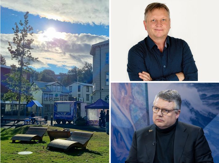 Þrátt fyrir veðurblíðu fyrir norðan er skipuleggjendum útihátíða ekki skemmt.
