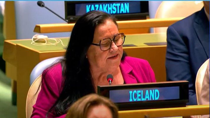 Inga Sæland félags- og húsnæðismálaráðherra sótti árlegan fund Sameinuðu þjóðanna um samning þeirra um réttindi fatlaðs fólks.